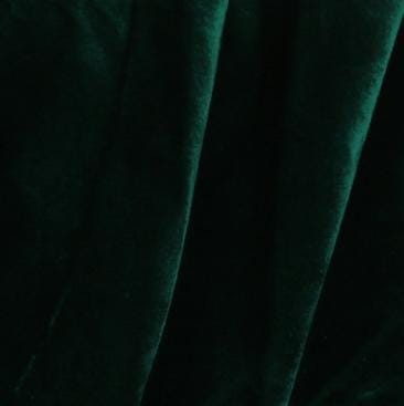 Bottle green color micro velvet soft fabric 44” wide choose your yard meter in cut collection by HOME HEART Brands (Made in India)