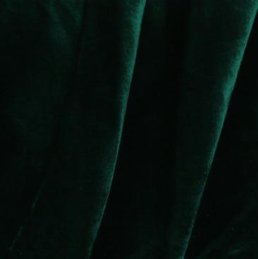 Bottle green color micro velvet soft fabric 44” wide choose your yard meter in cut collection by HOME HEART Brands (Made in India)