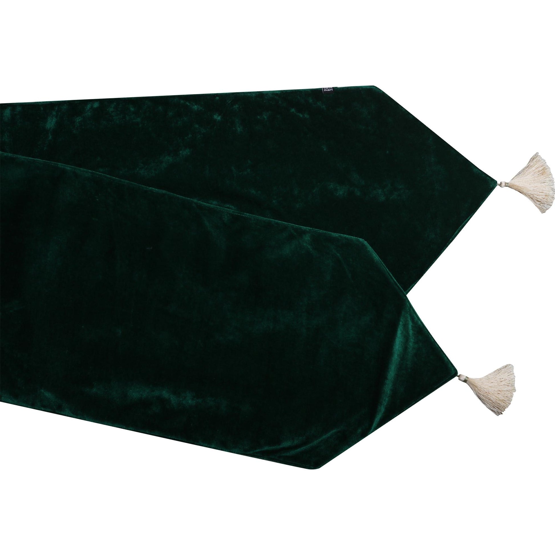 Bottle green color micro velvet soft fabric 44� wide choose your yard meter in cut collection by HOME HEART Brands (Made in India)
