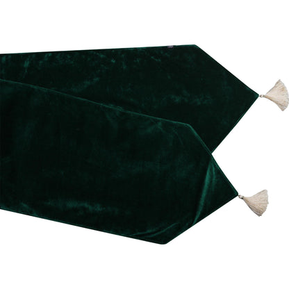 Bottle green color micro velvet soft fabric 44” wide choose your yard meter in cut collection by HOME HEART Brands (Made in India)