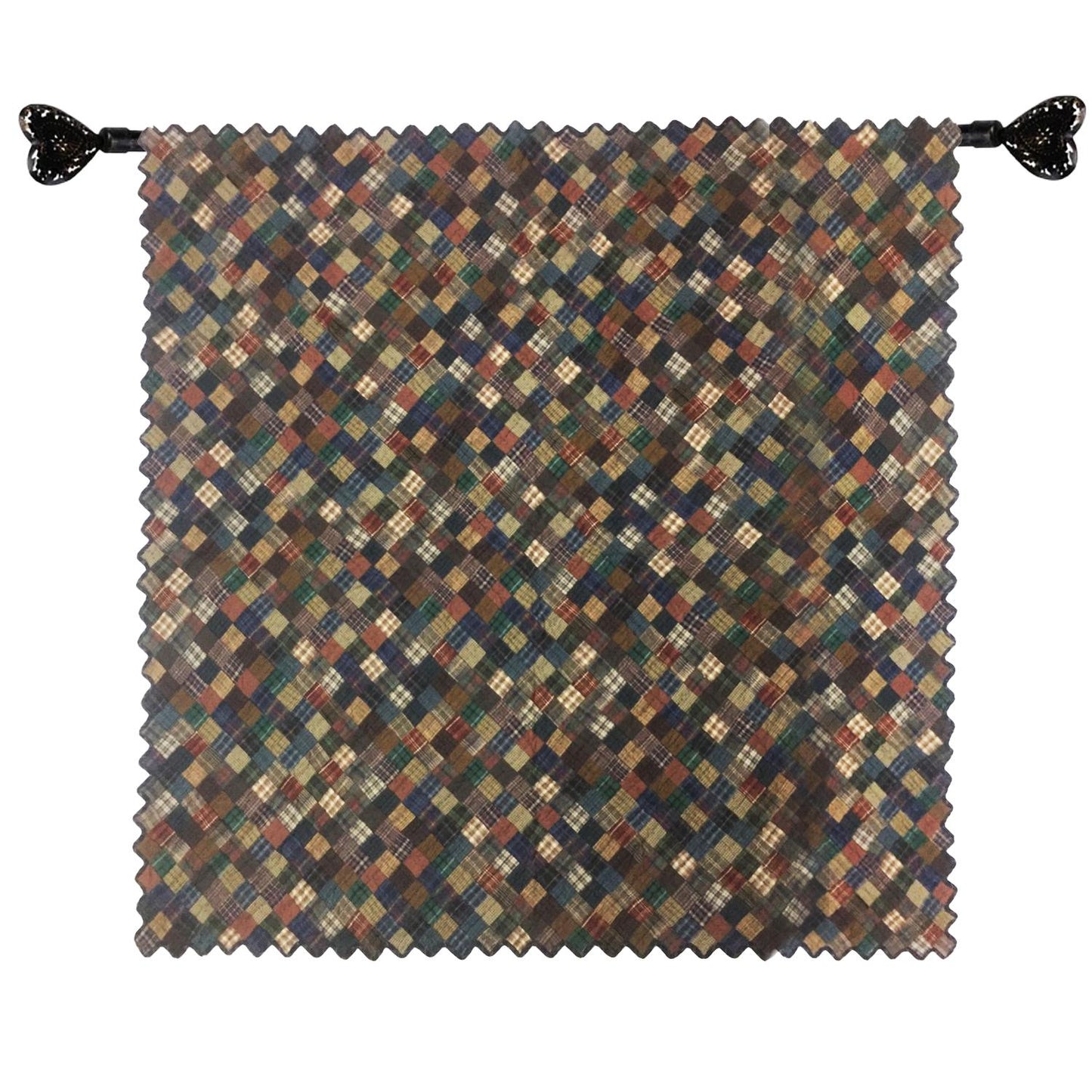 Wall hanging Hand made hand quilted quilt, Throws, Table topper Quilt quilted square plaid 100% Cotton Heirloom Quality by HOME HEART Brands