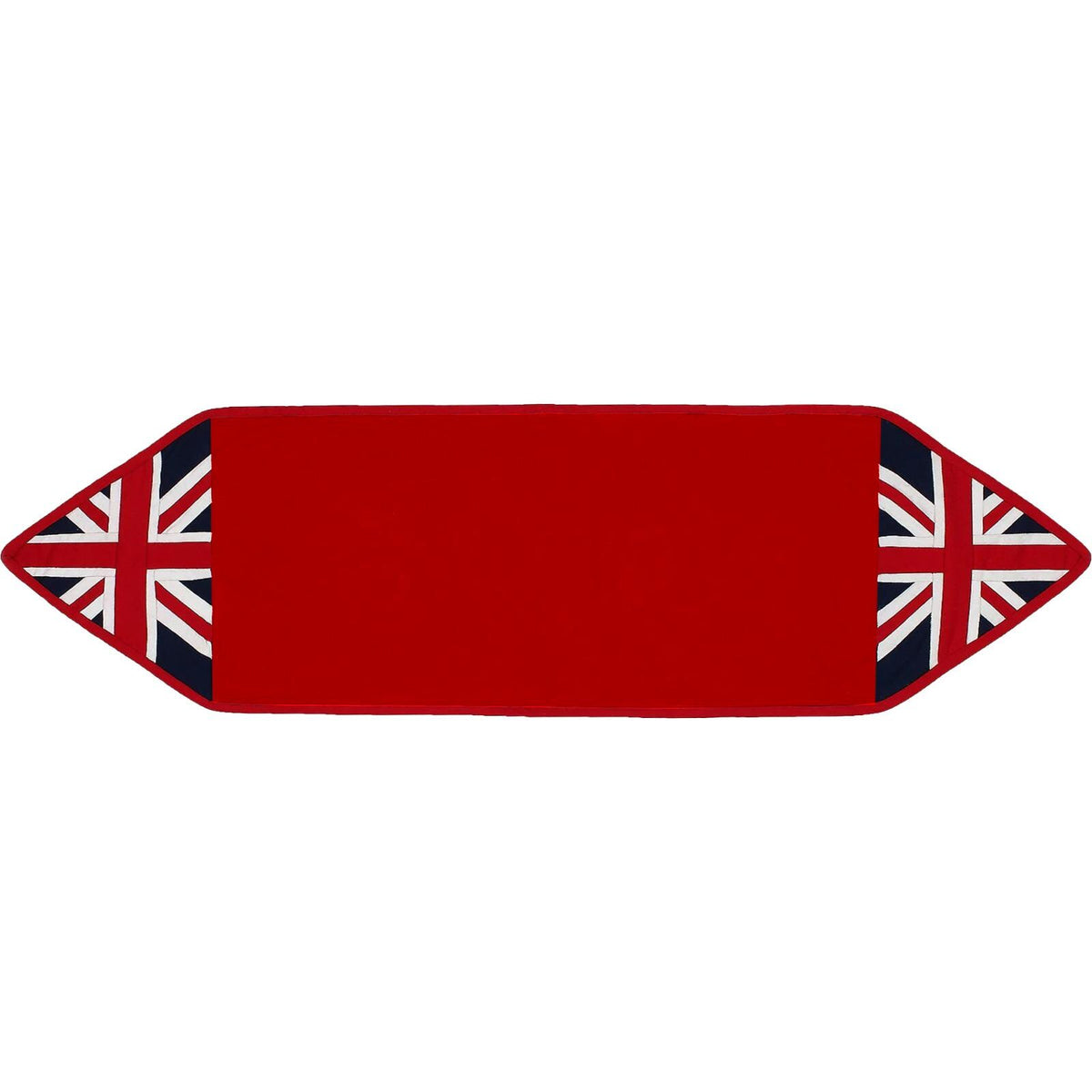 Cotton Table runner & Toppers Premium tapestry cotton fabric Red Union jack flag by Home Heart Brands(Made in India)