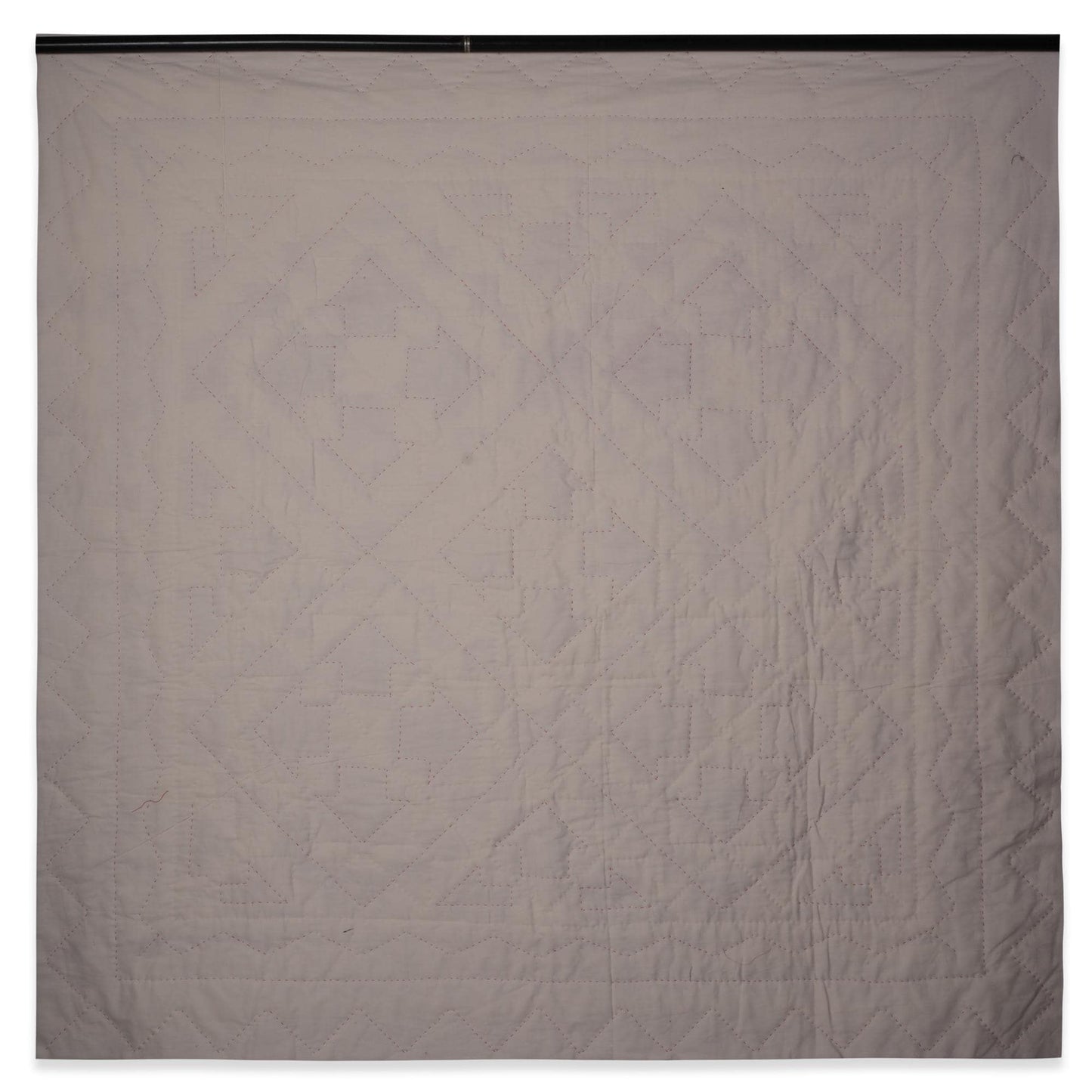 Wall hanging Hand made hand quilted quilt, Throws, Table topper, Baby Quilt Red Diamond square cotton Heirloom Quality by HOME HEART Brands