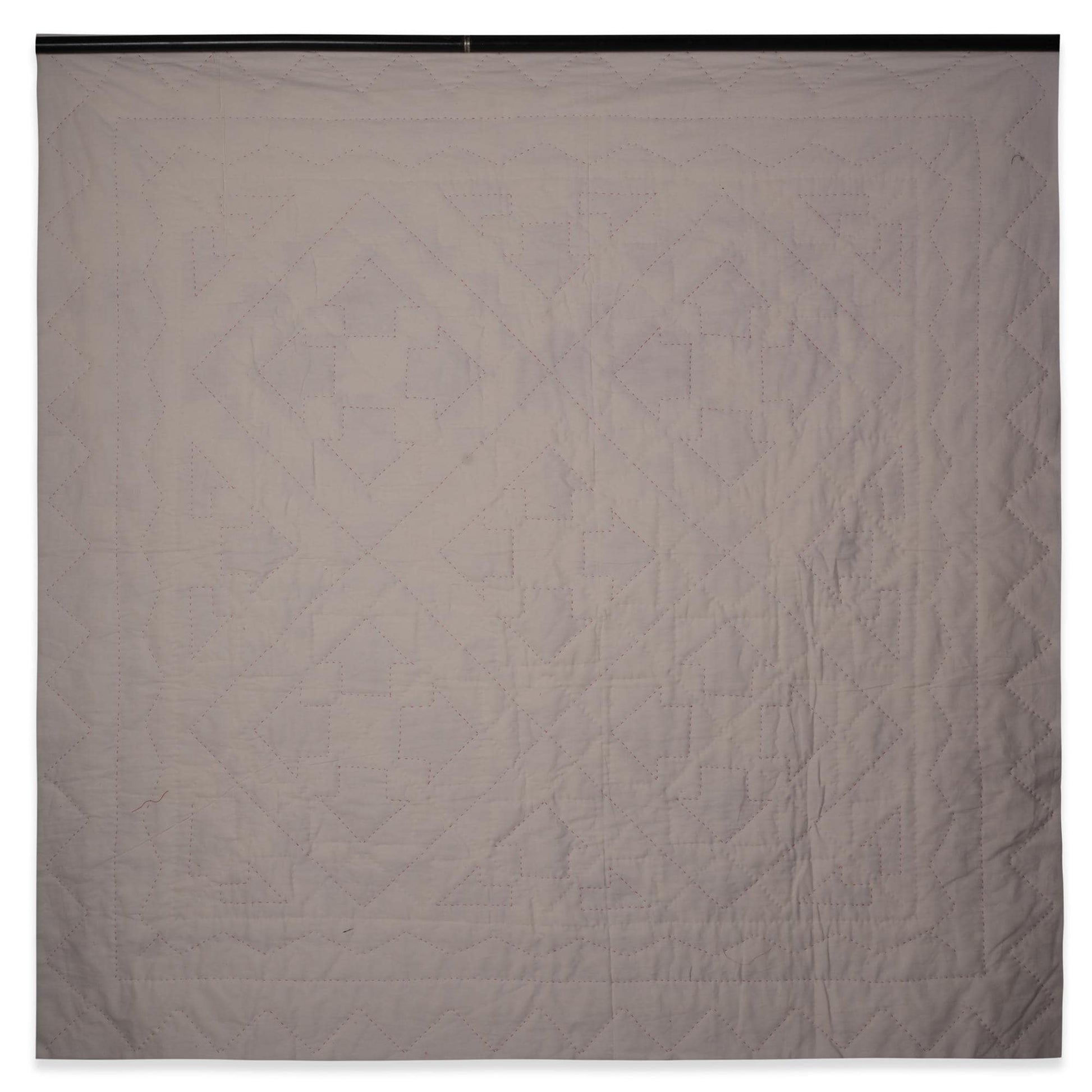 Wall hanging Hand made hand quilted quilt, Throws, Table topper, Baby Quilt Red Diamond square cotton Heirloom Quality by HOME HEART Brands