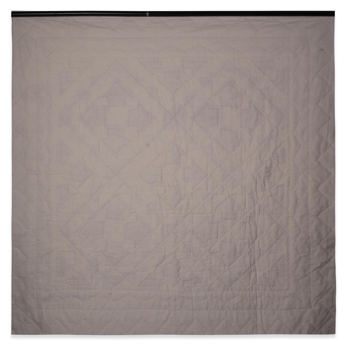Wall hanging Hand made hand quilted quilt, Throws, Table topper, Baby Quilt Red Diamond square cotton Heirloom Quality by HOME HEART Brands