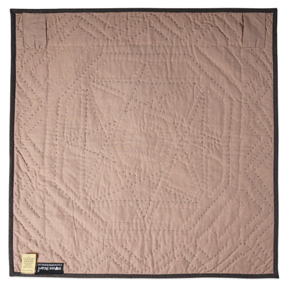 Hand made Hand quilted Wall hanging, Throw Quilt, Table Topper 19"x19" Galaxy star blue plaid quilt by Home Heart brands (Made in India)