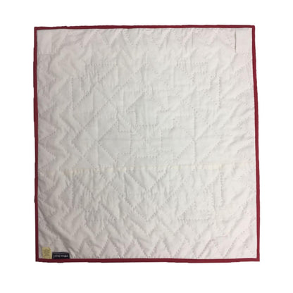 Wall hanging Hand made hand quilted quilt, Throws, Table topper, Baby Quilt Red Diamond square cotton Heirloom Quality by HOME HEART Brands