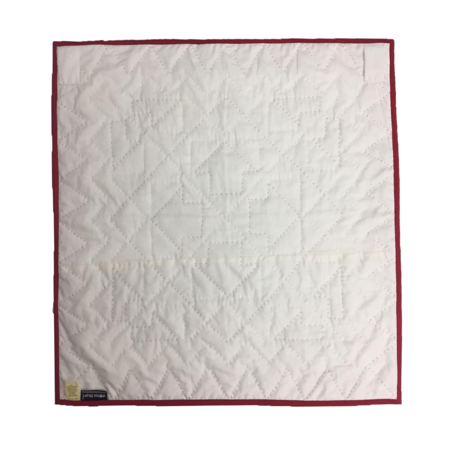 Wall hanging Hand made hand quilted quilt, Throws, Table topper, Baby Quilt  Red Diamond square cotton Heirloom Quality by HOME HEART Brands