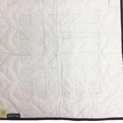 Hand made Hand quilted Wall hanging Quilt, small quilt, Table Topper 19"x19" Broken star calico fabric by Home Heart brands (Made in India)