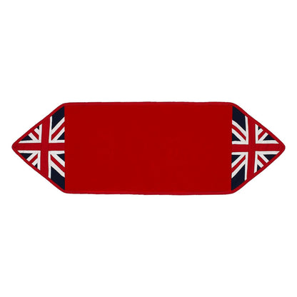 Cotton Table runner & Toppers Premium tapestry cotton fabric Red Union jack flag by Home Heart Brands(Made in India)