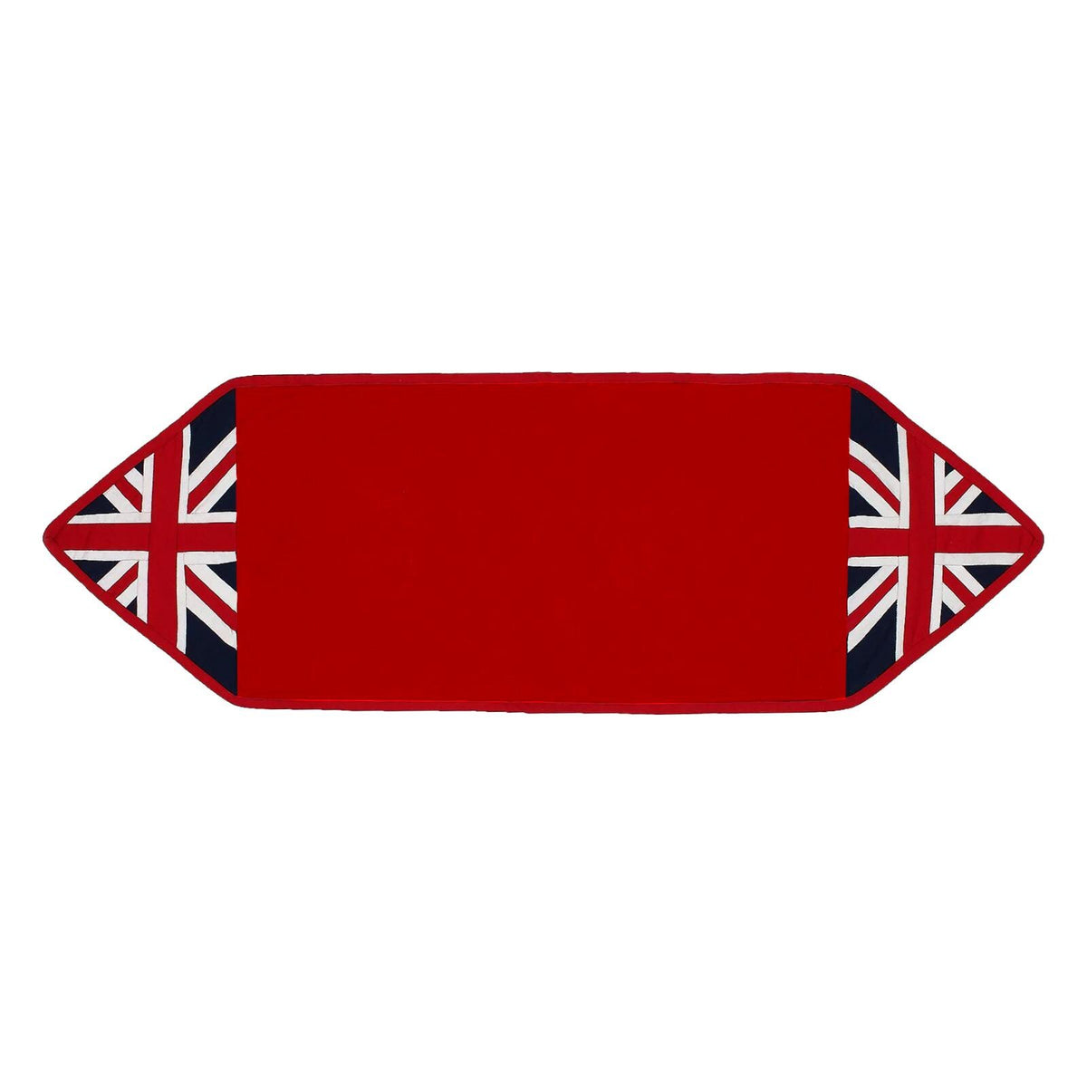 Cotton Table runner & Toppers Premium tapestry cotton fabric Red Union jack flag by Home Heart Brands(Made in India)