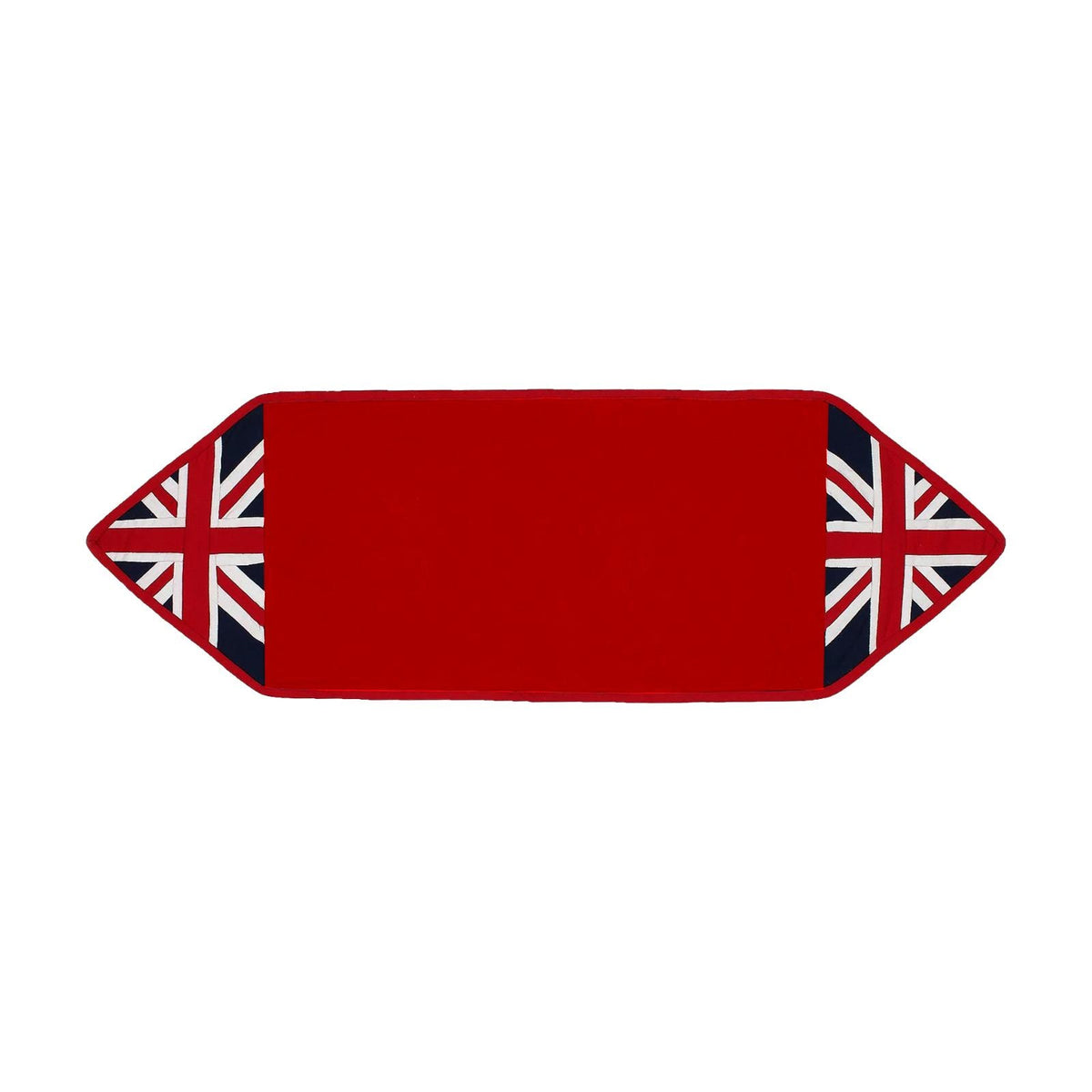 Cotton Table runner & Toppers Premium tapestry cotton fabric Red Union jack flag by Home Heart Brands(Made in India)
