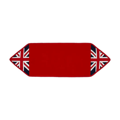 Cotton Table runner & Toppers Premium tapestry cotton fabric Red Union jack flag by Home Heart Brands(Made in India)