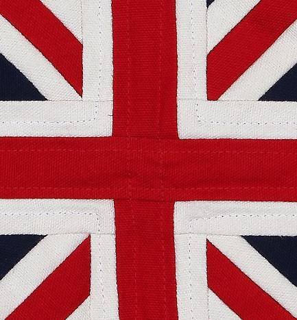 Cotton Table runner & Toppers Premium tapestry cotton fabric Red Union jack flag by Home Heart Brands(Made in India)
