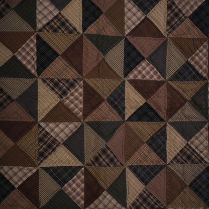 Throw Quilt, Wall hanging ,Table Toppers & baby quilt kaleidoscope country Hand Quilted cotton quilt by Home Heart brands (Made in India)
