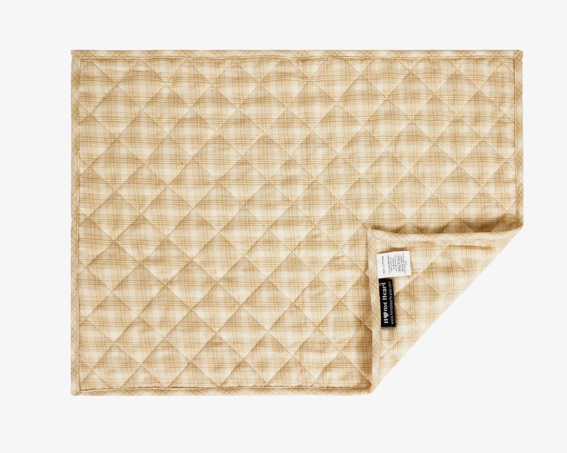 Quilt Fabric soft cotton khaki beige wheaten plaid home spun Fabric choose your yard in cut collection by HOME HEART Brands (Made in India)