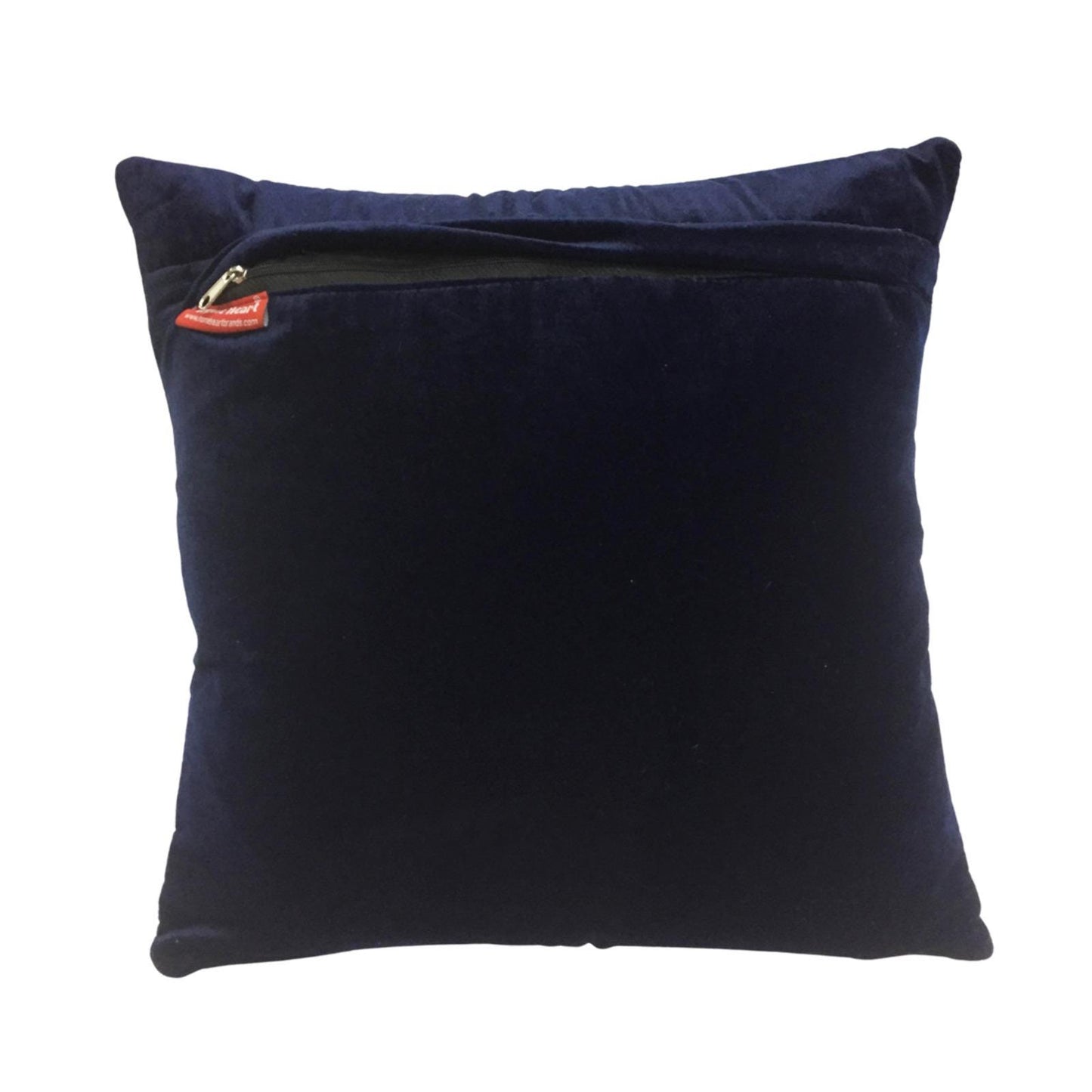 Velvet Union Jack pillow cover, cushion cover, three layered pillow not included micro velvet fabric by HOME HEART Brands(made in India)