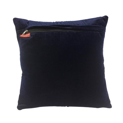 Velvet Union Jack pillow cover, cushion cover, three layered pillow not included micro velvet fabric by HOME HEART Brands(made in India)