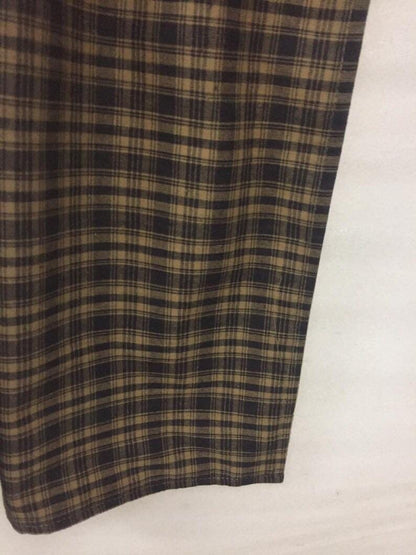 Plaid check Star embroidered valance panel Country black & beige Window Treatment Panels Check valance by HOME HEART Brands (Made in India)