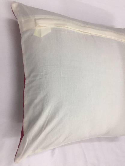 Hand made hand Quilted patchwork pillow cover, cushion cover, throw pillow cover Vintage Harvest Quilt by HOME HEART Brands(made in India)