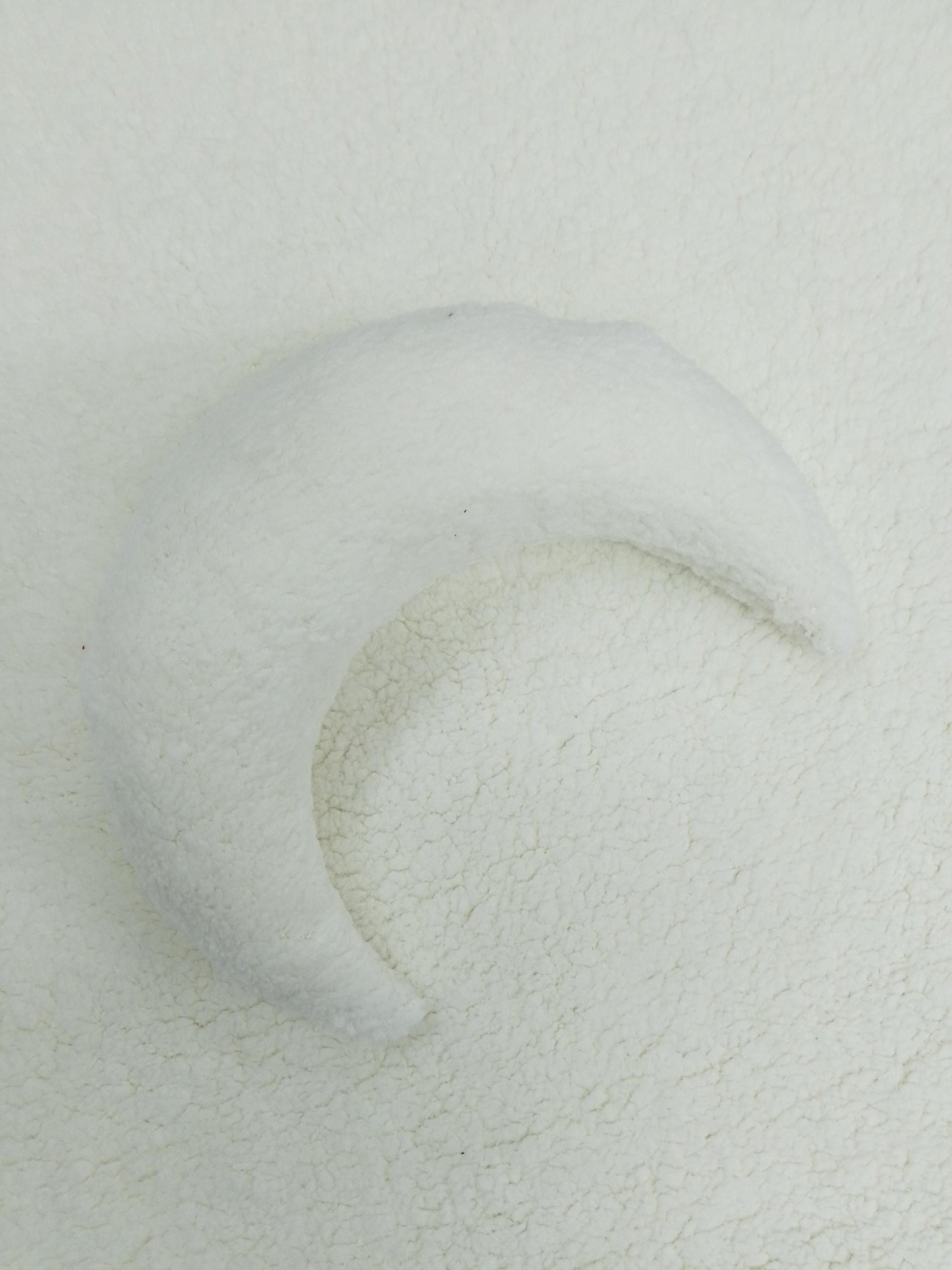 Fabric soft Ivory Plush Sherpa upholstery Plush Fabric choose your yard in cut collection 97 inch wide by HOME HEART Brands (Made in India)