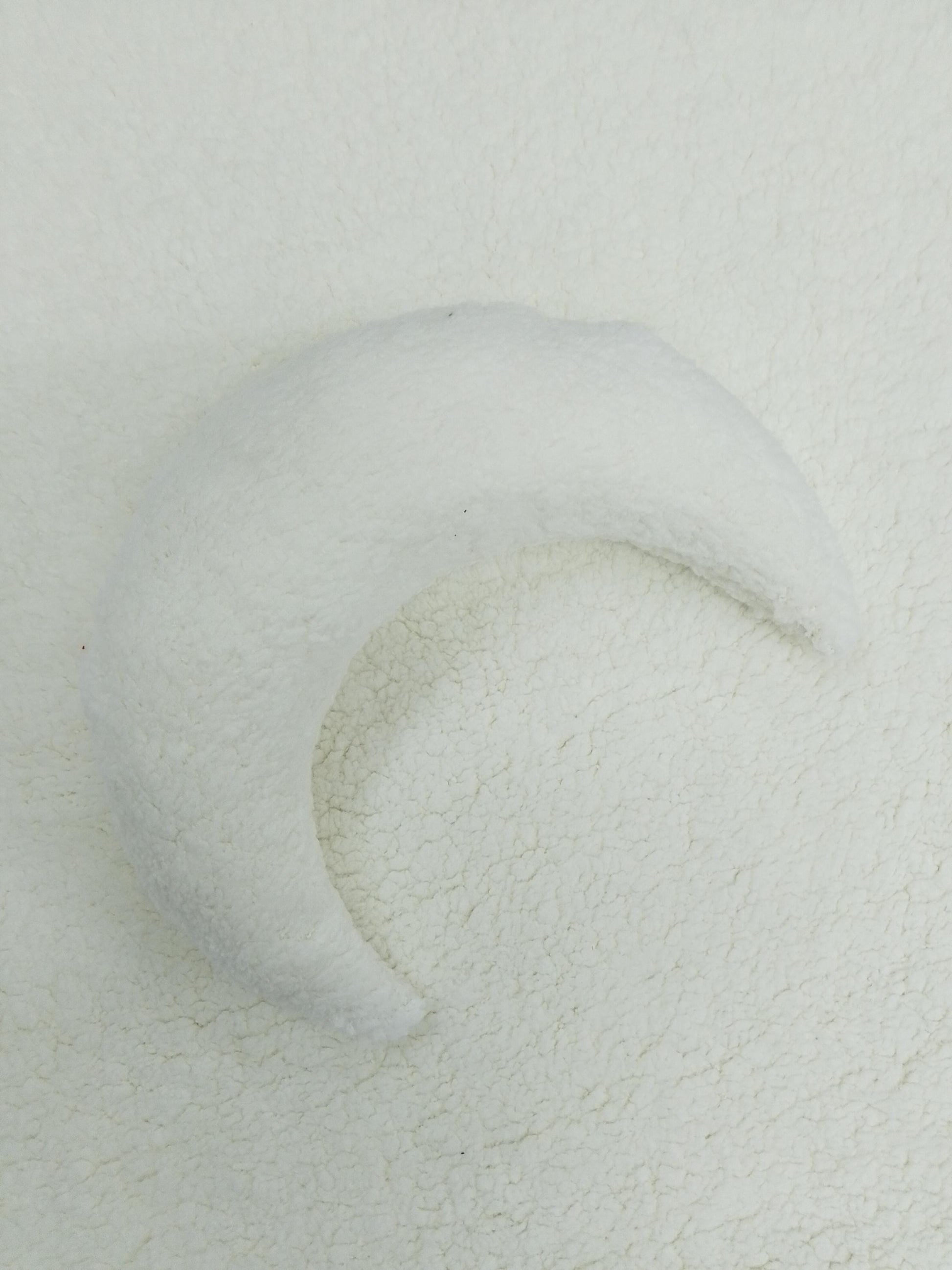 Fabric soft Ivory Plush Sherpa upholstery Plush Fabric choose your yard in cut collection 97 inch wide by HOME HEART Brands (Made in India)