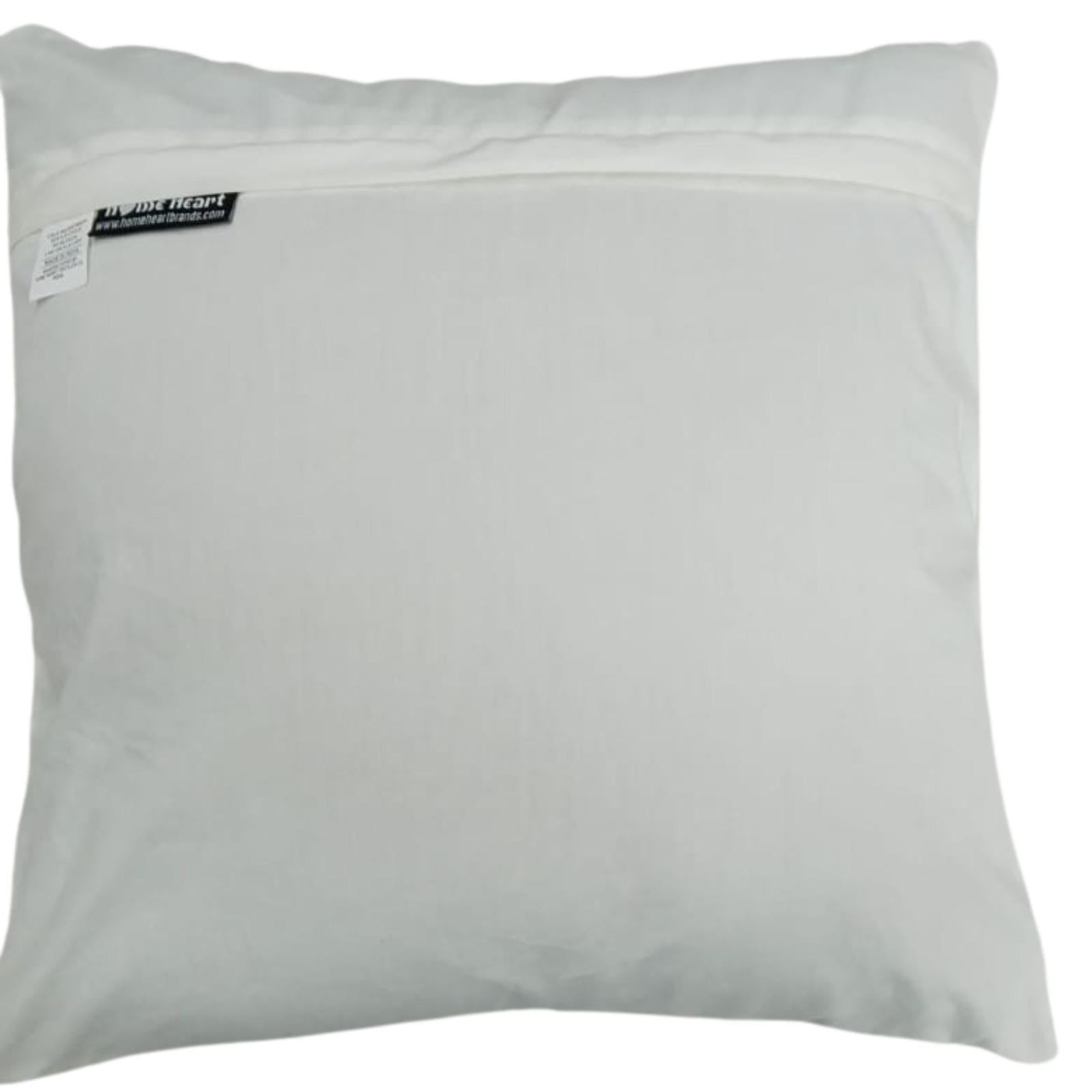 Hand made hand Quilted patchwork pillow cover, cushion cover, calico Americana Starburst pillow cover by HOME HEART Brands(made in India)