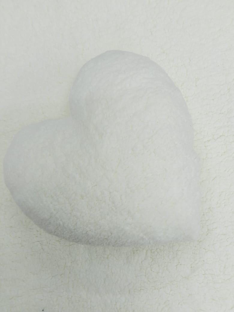 Fabric soft Ivory Plush Sherpa upholstery Plush Fabric choose your yard in cut collection 97 inch wide by HOME HEART Brands (Made in India)