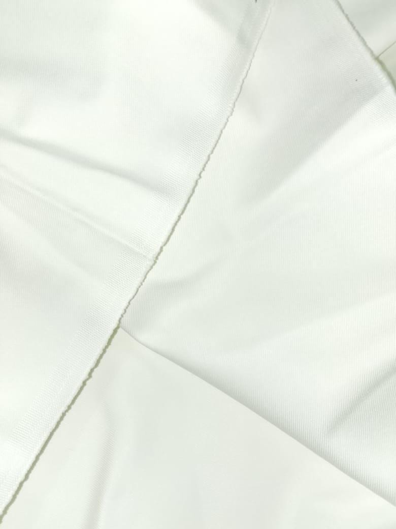 OffWhite Cotton Twill Fabric 58” Wide 490 GSM Ventana Twill Heavyweight Durable yard in cut collection by HOME HEART Brands (Made in India)