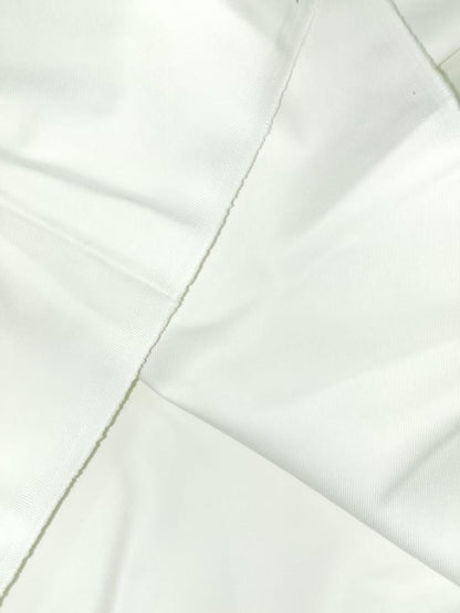 OffWhite Cotton Twill Fabric 58” Wide 490 GSM Ventana Twill Heavyweight Durable yard in cut collection by HOME HEART Brands (Made in India)