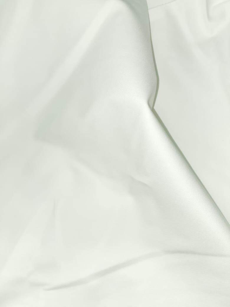 OffWhite Cotton Twill Fabric 58” Wide 490 GSM Ventana Twill Heavyweight Durable yard in cut collection by HOME HEART Brands (Made in India)
