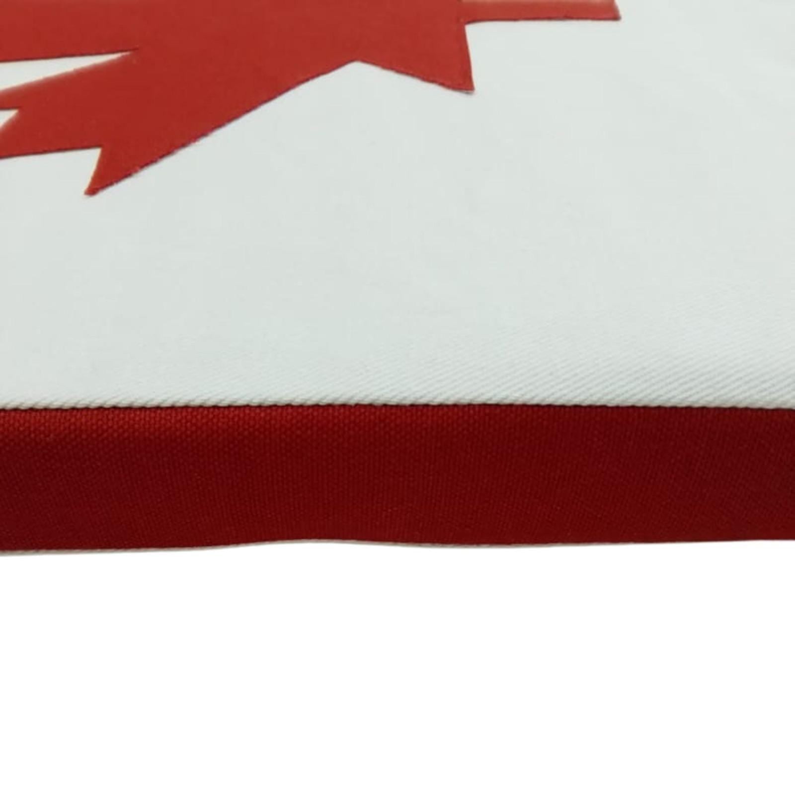 Chair Pad Maple Pride Canada Flag Duck Cotton with Zipper tapestry fabric 1.5 inch thick seat pad ties by Home Heart Brands(Made in India)