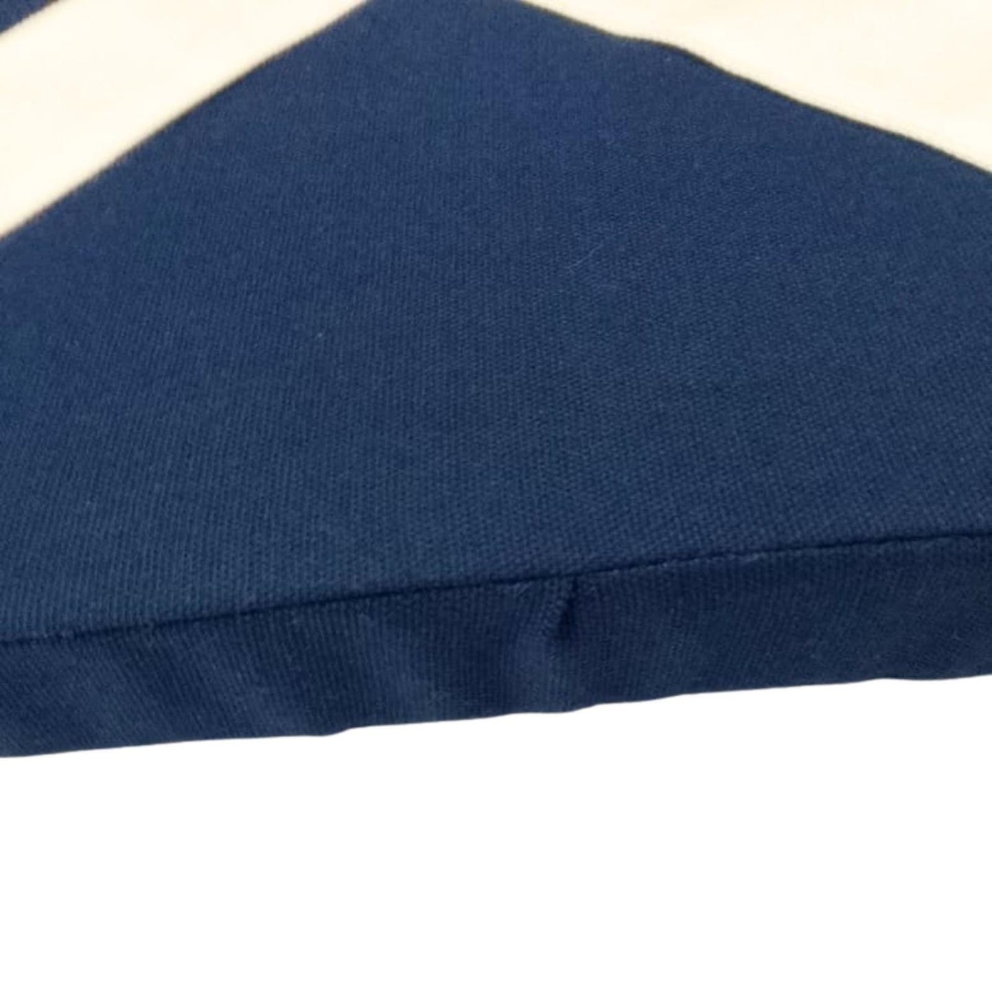 Chair Pad Scotland Flag | St. Andrew's Cross Duck Cotton with Zipper tapestry fabric 1.5 inch thick seat pad with ties by Home Heart Brands