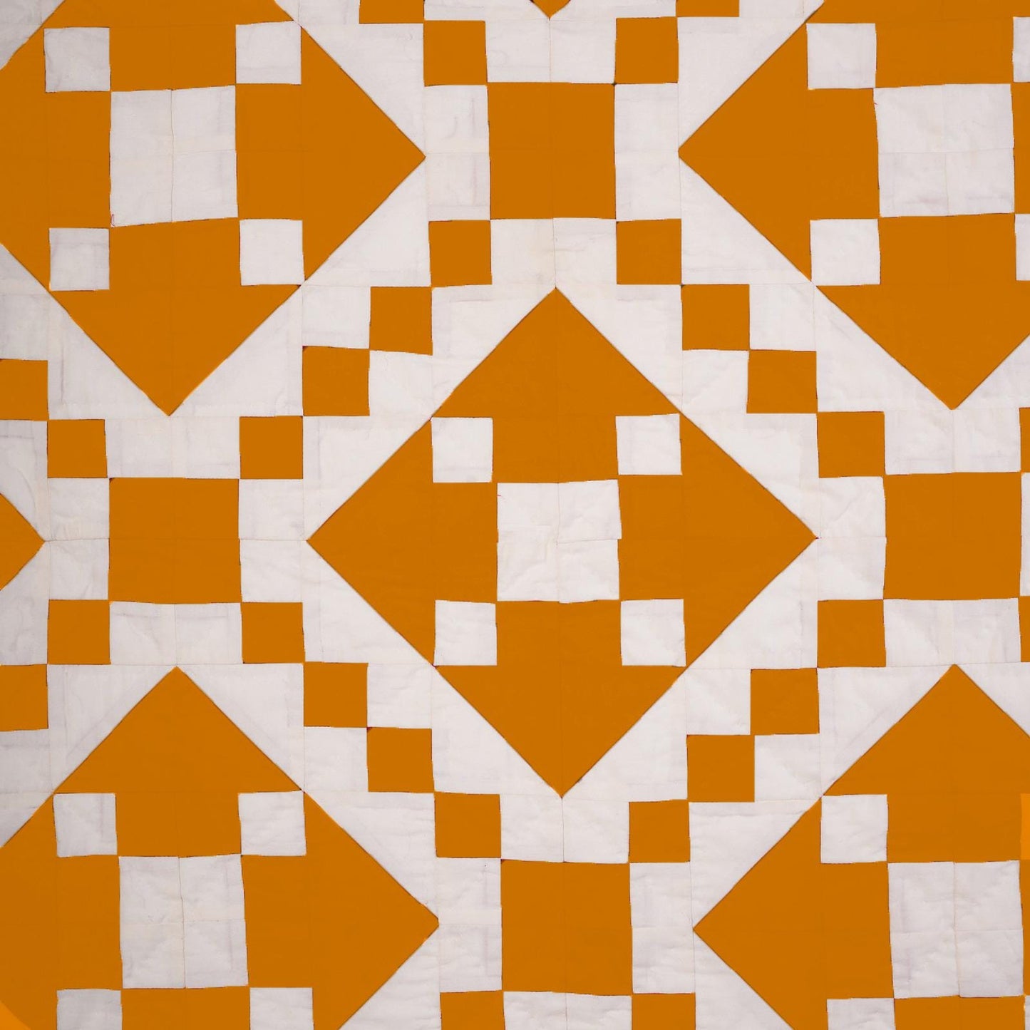 Hand made hand quilted quilt, table accent piece, Table topper Autumn Diamond square quilt 100% Cotton Heirloom Quality by HOME HEART Brands