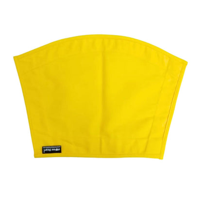 Wedge  placemat, Trivet, table mat yellow Sunny Citrus Duck Cotton sturdy Canvas  10oz(310 gsm)  by HOME HEART Brands( Made in India)