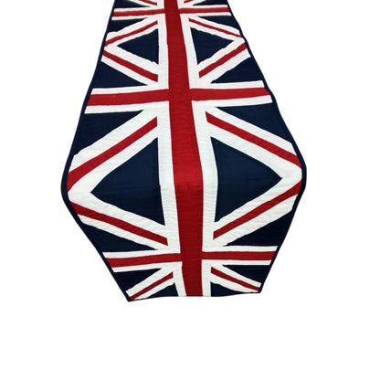 Table runner quilted patchwork Table Runner & Toppers Union Jack British Flag Handmade Cotton Patchwork  by HOME HEART Brands(made in INDIA)