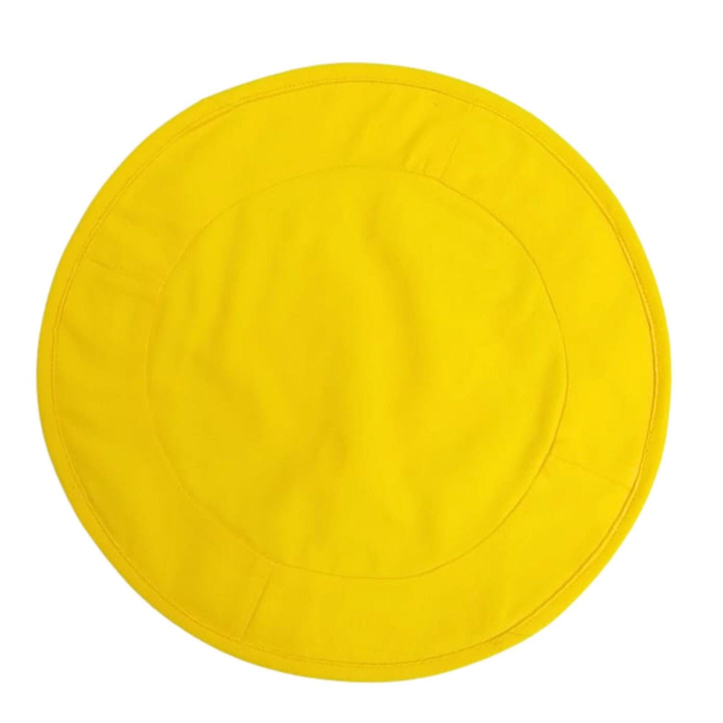 Wedge placemat, Trivet, table mat yellow Sunny Citrus Duck Cotton sturdy Canvas 10oz(310 gsm) by HOME HEART Brands( Made in India)