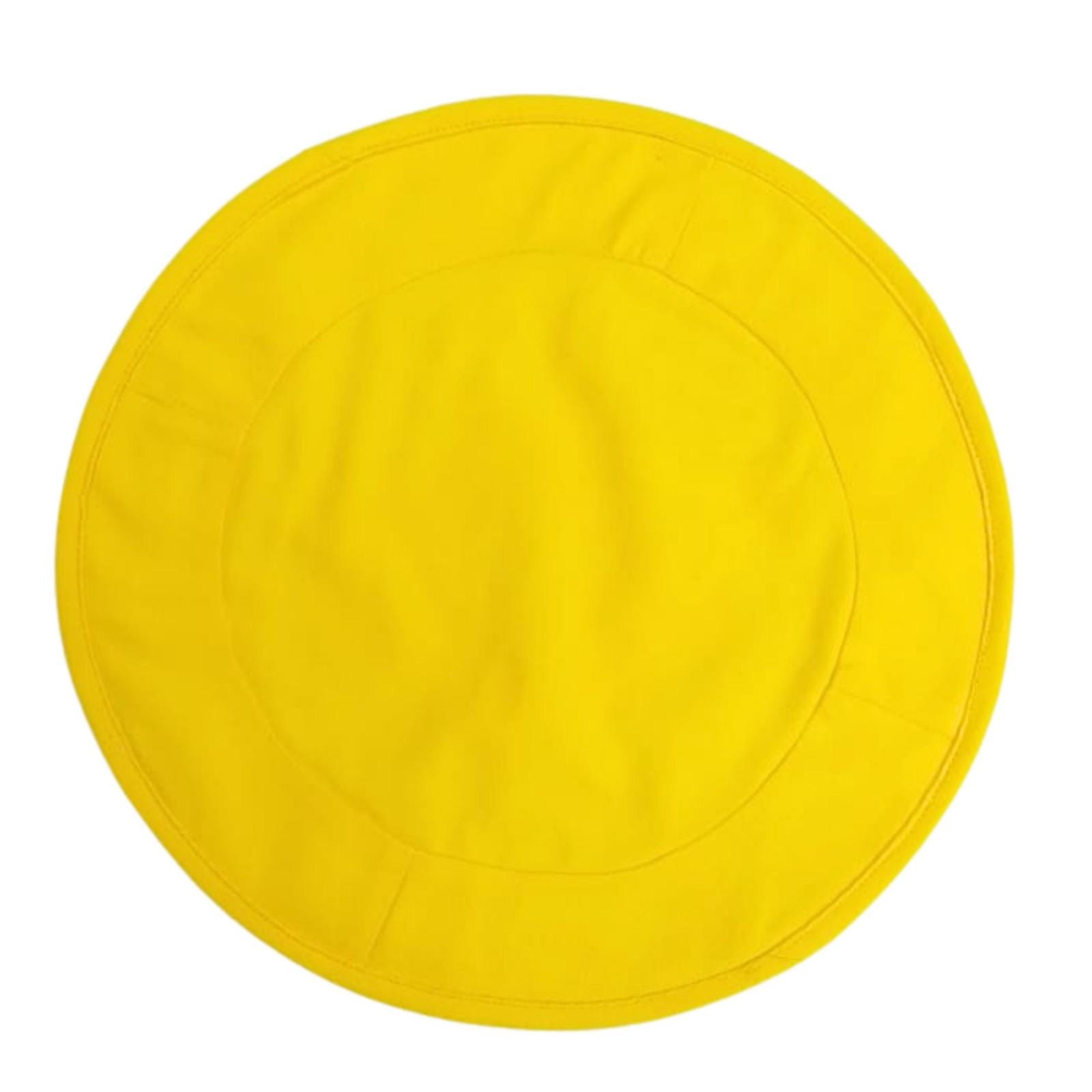 Wedge placemat, Trivet, table mat yellow Sunny Citrus Duck Cotton sturdy Canvas 10oz(310 gsm) by HOME HEART Brands( Made in India)