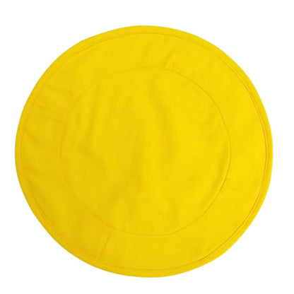 Wedge placemat, Trivet, table mat yellow Sunny Citrus Duck Cotton sturdy Canvas 10oz(310 gsm) by HOME HEART Brands( Made in India)