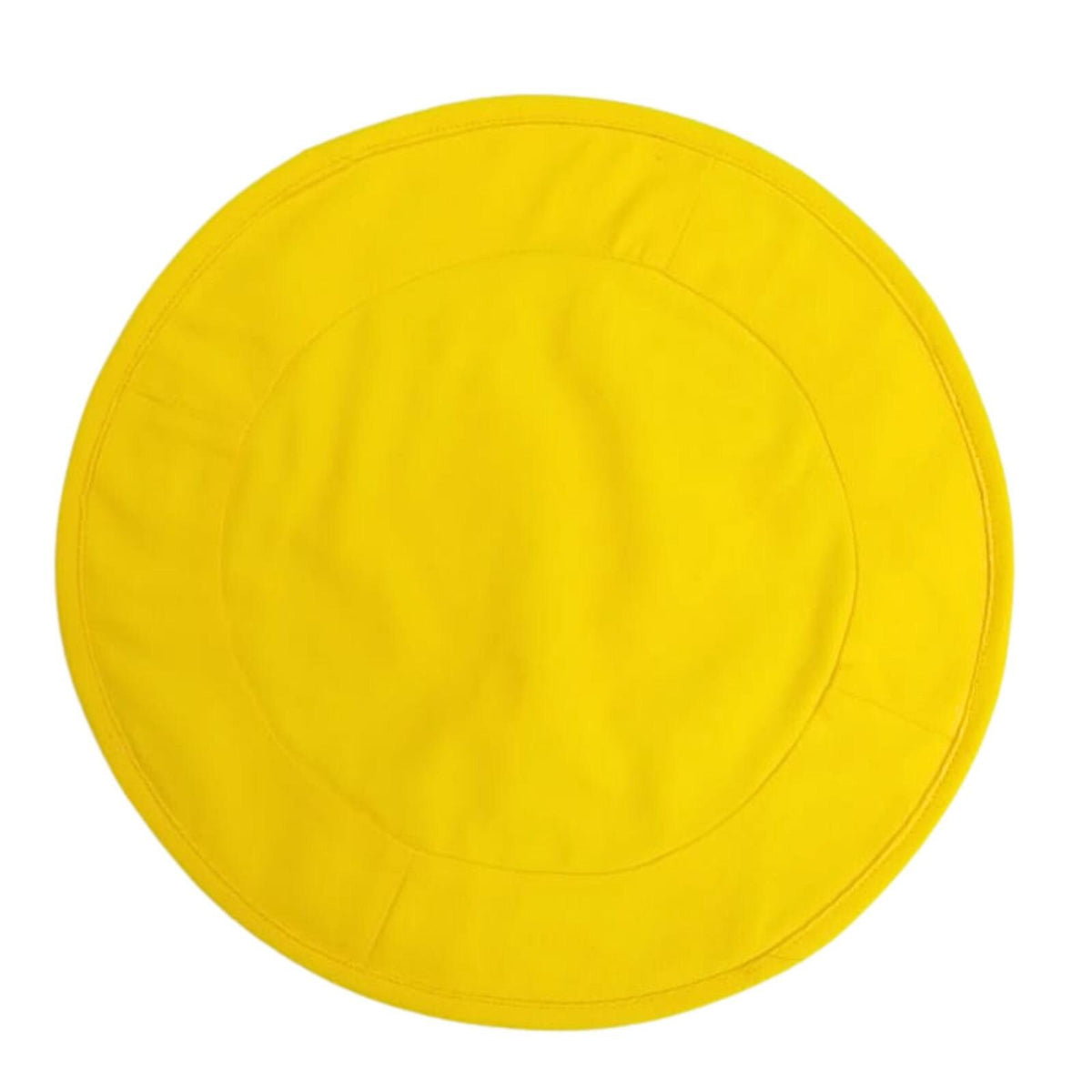 Wedge placemat, Trivet, table mat yellow Sunny Citrus Duck Cotton sturdy Canvas 10oz(310 gsm) by HOME HEART Brands( Made in India)