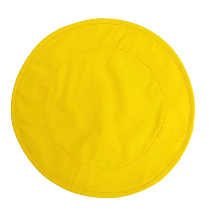 Wedge placemat, Trivet, table mat yellow Sunny Citrus Duck Cotton sturdy Canvas 10oz(310 gsm) by HOME HEART Brands( Made in India)