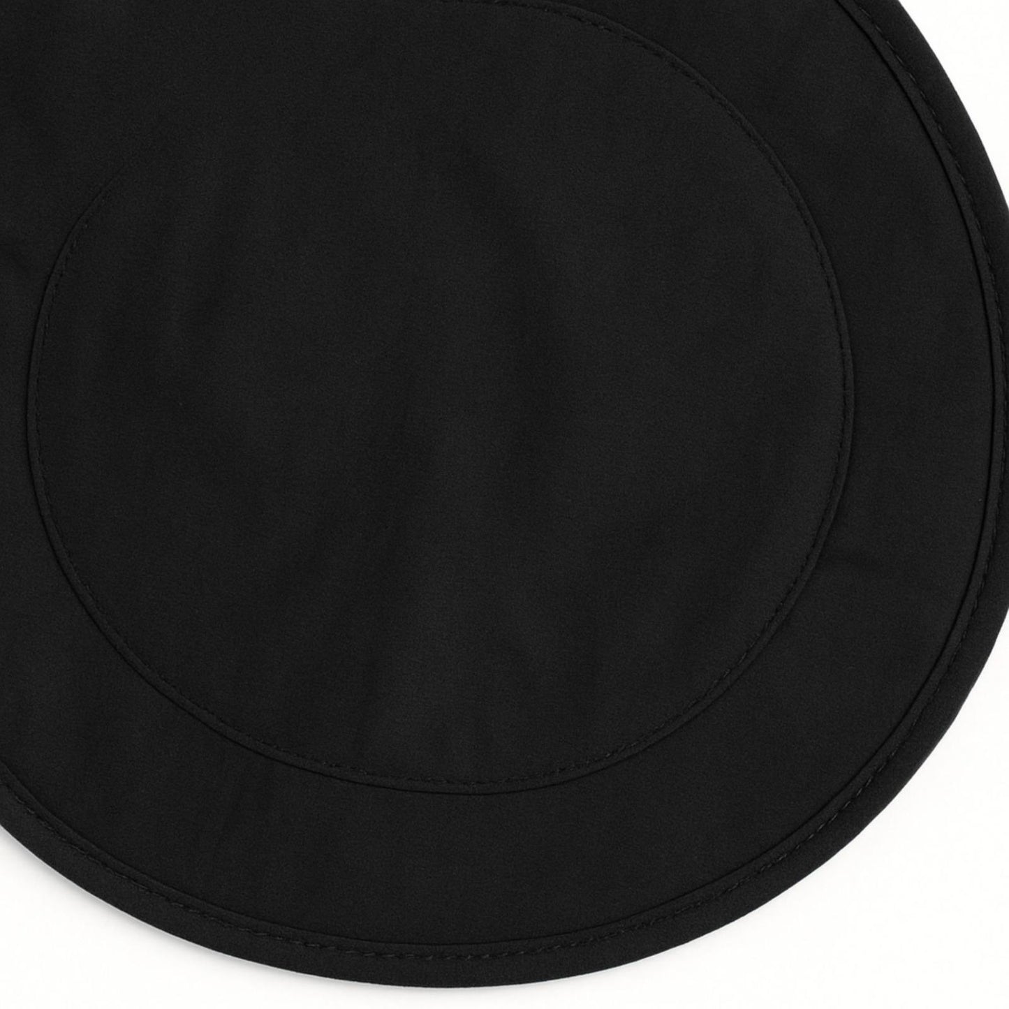 Wedge  placemat, Trivet, table mat Black Fan-Shaped Wedge Duck Cotton sturdy Canvas  10oz(310 gsm)  by HOME HEART Brands( Made in India)