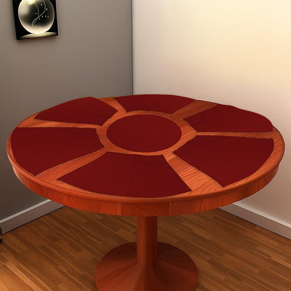 Wedge  placemat, Trivet, table mat Burgundy Fan-Shaped Wedge Duck Cotton sturdy Canvas  10oz(310 gsm)  by HOME HEART Brands( Made in India)