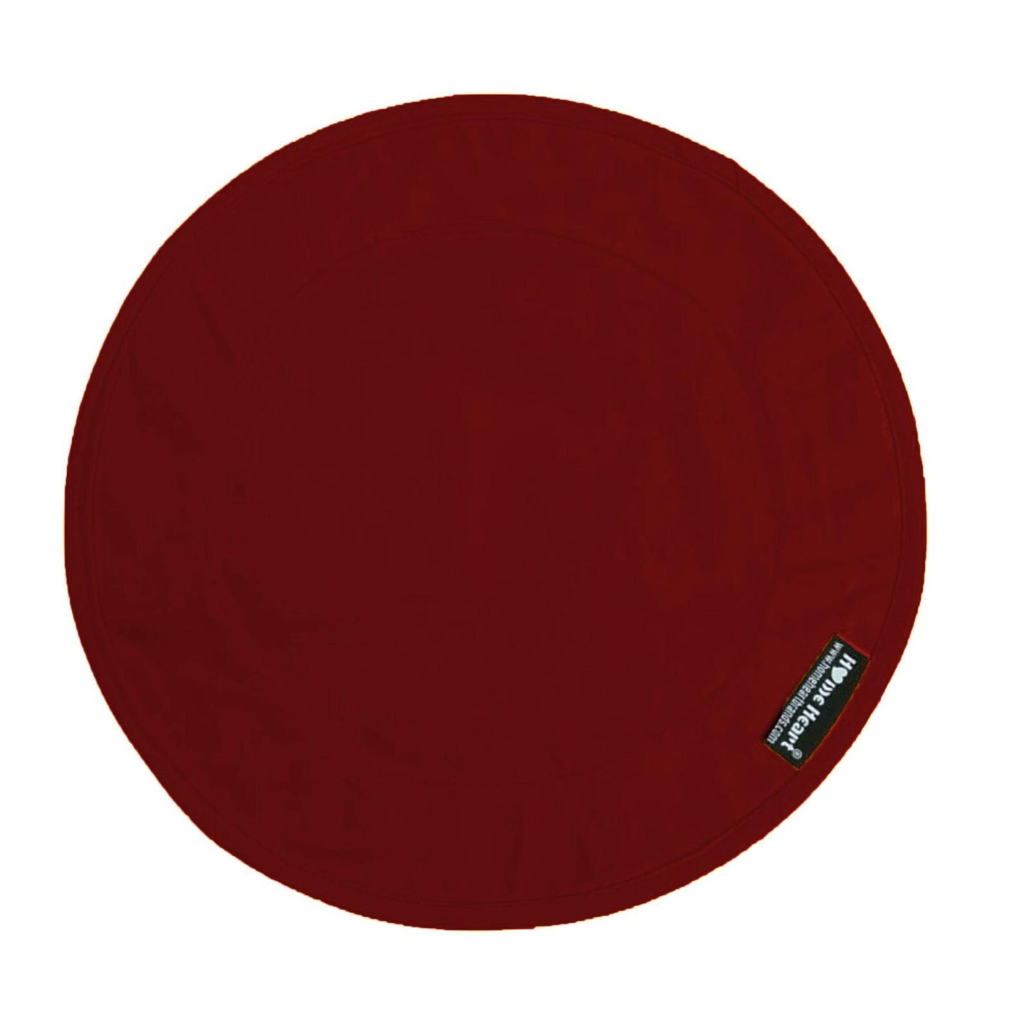 Wedge  placemat, Trivet, table mat Burgundy Fan-Shaped Wedge Duck Cotton sturdy Canvas  10oz(310 gsm)  by HOME HEART Brands( Made in India)