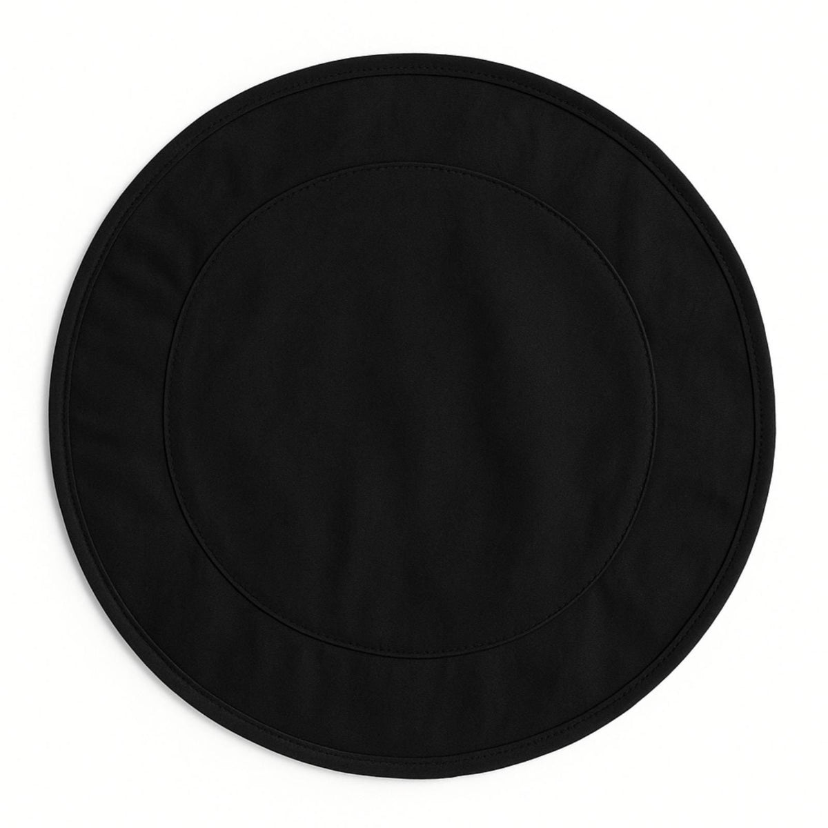 Wedge placemat, Trivet, table mat Black Fan-Shaped Wedge Duck Cotton sturdy Canvas 10oz(310 gsm) by HOME HEART Brands( Made in India)