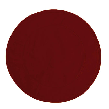 Wedge  placemat, Trivet, table mat Burgundy Fan-Shaped Wedge Duck Cotton sturdy Canvas  10oz(310 gsm)  by HOME HEART Brands( Made in India)
