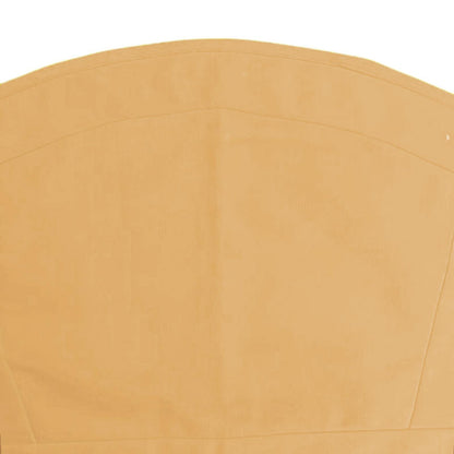 Wedge  placemat, Trivet, table mat Beige Fan-Shaped Wedge Duck Cotton sturdy Canvas  10oz(310 gsm)  by HOME HEART Brands( Made in India)