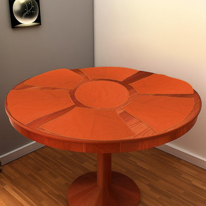 Wedge  placemat, table mat orange Autumn color Fan-Shaped Wedge Duck Cotton sturdy Canvas  10oz by HOME HEART Brands( Made in India)