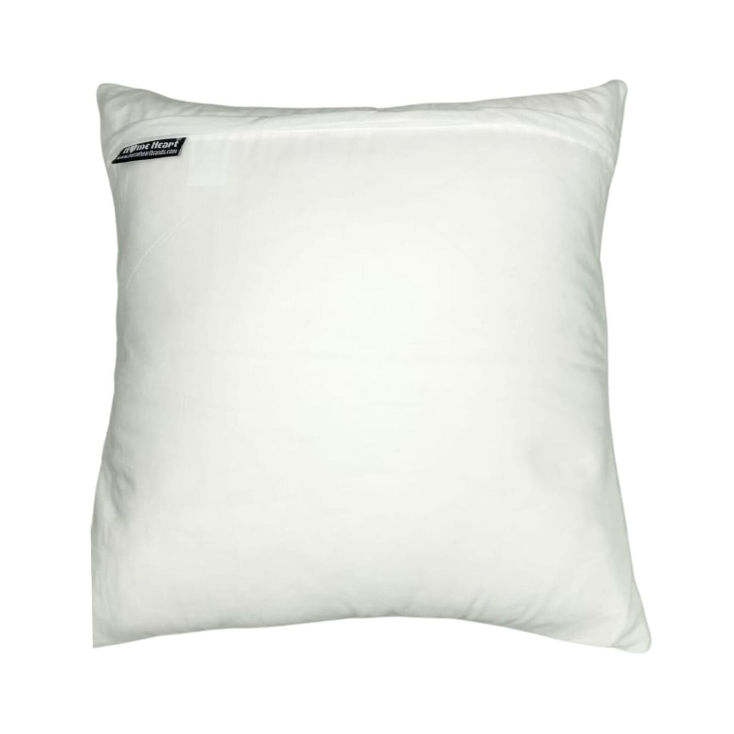 Hand made hand quilted patchwork pillow cover, cushion cover, throw pillow calico red Star garland by HOME HEART Brands(made in India)