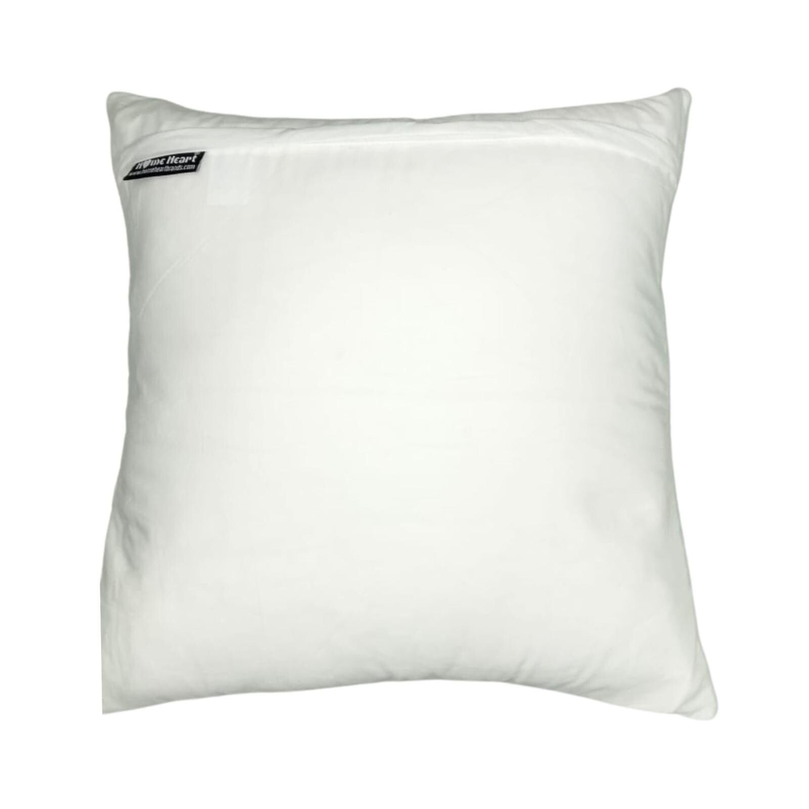 Hand made hand quilted patchwork pillow cover, cushion cover, throw pillow calico red Star garland by HOME HEART Brands(made in India)